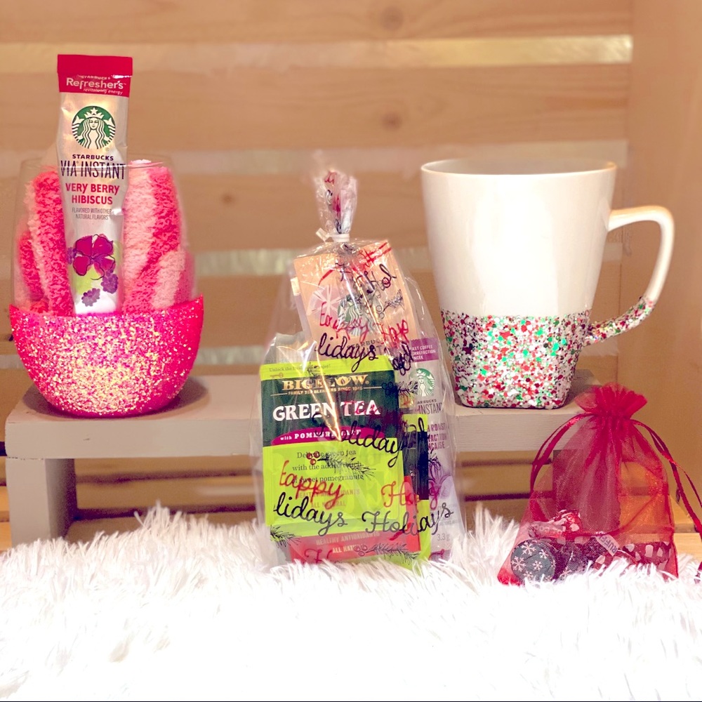 Coffee or wine gift set HANDMADE
